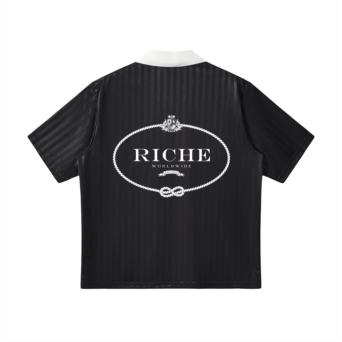 Polygamy striped soccer jersey by Vie+Riche, view 4