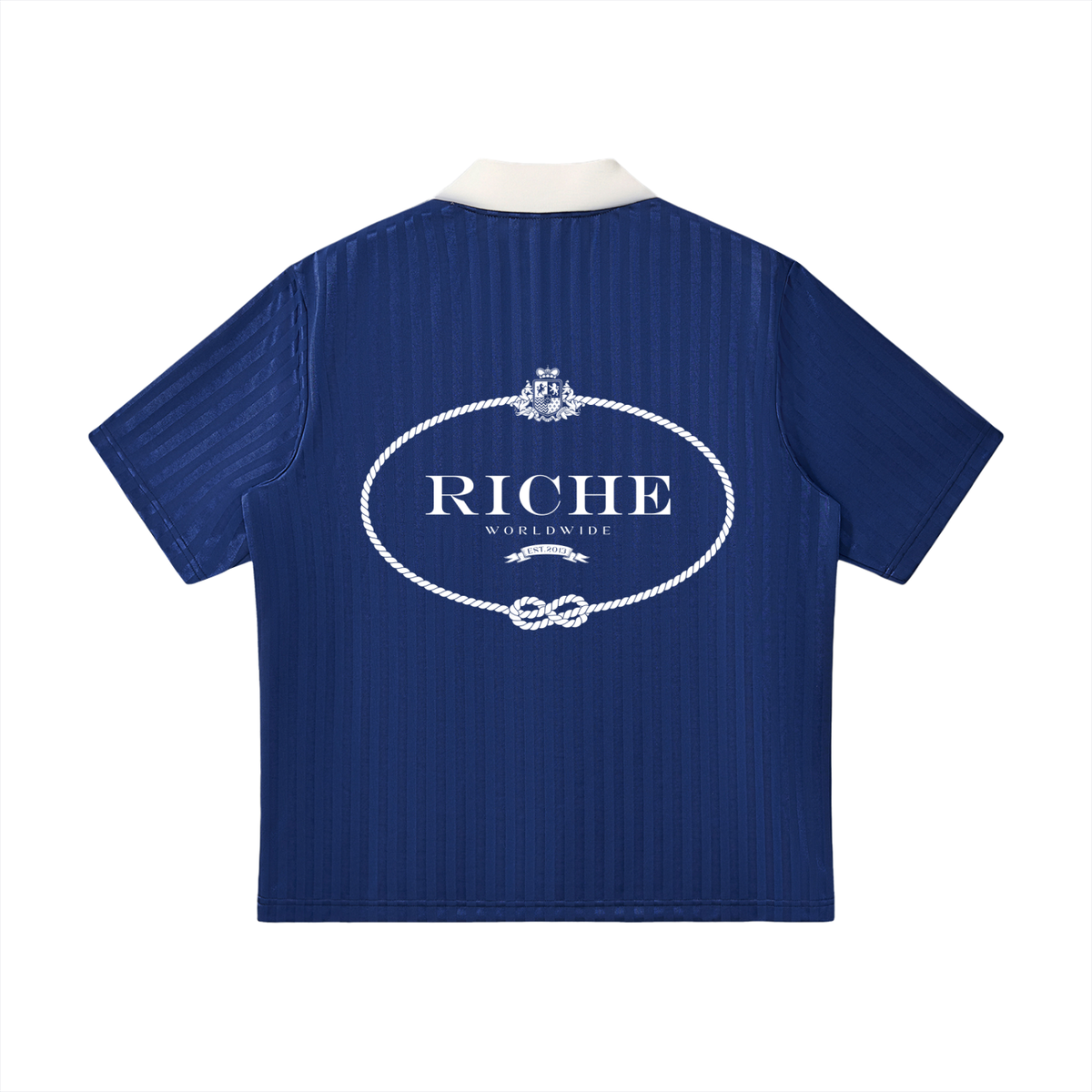 Polygamy striped soccer jersey by Vie+Riche, view 4