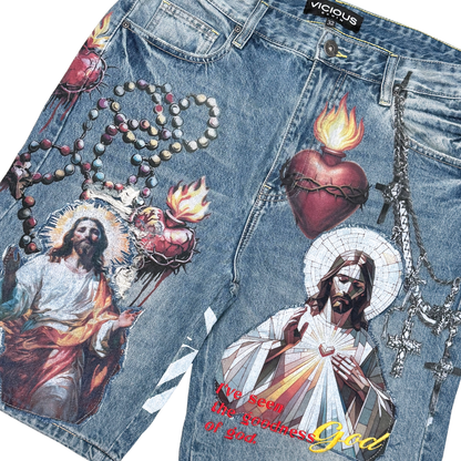 Sacred heart shorts