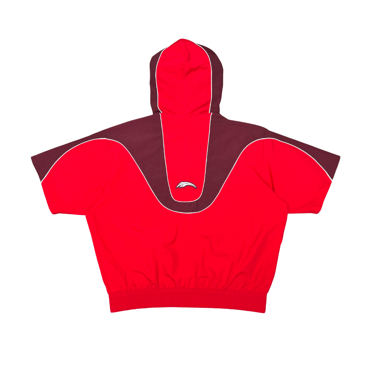 Wave hooded nylon short set by Crafted, view 6