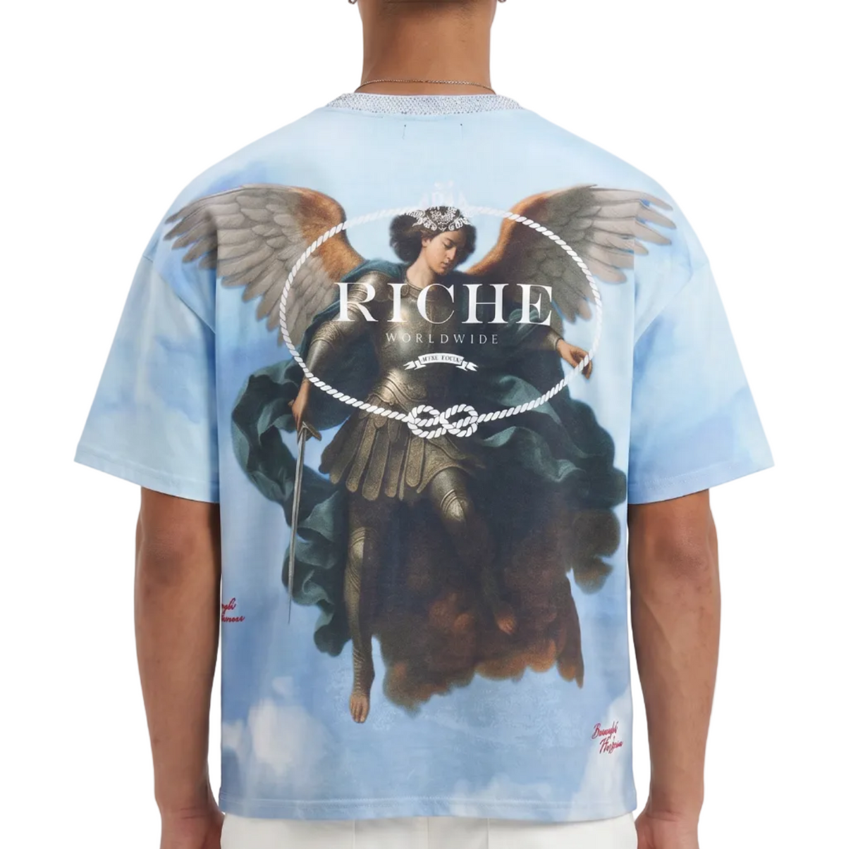 Saint michael sky tee by Vie+Riche, view 2