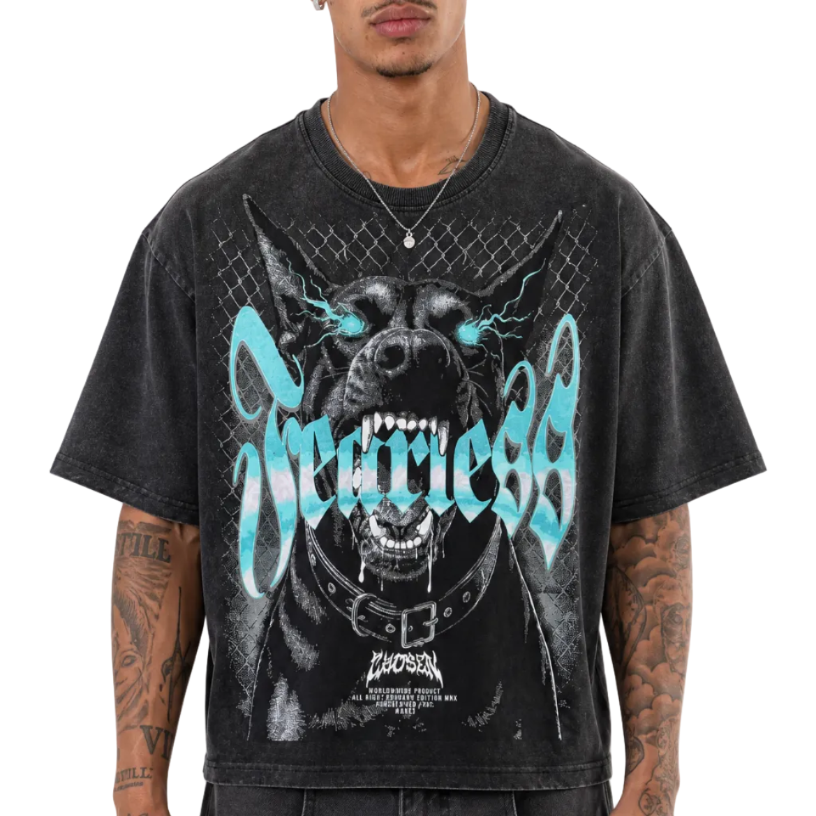 Chosen Fearless Dog Tee by VIERICHEPARIS, view 1