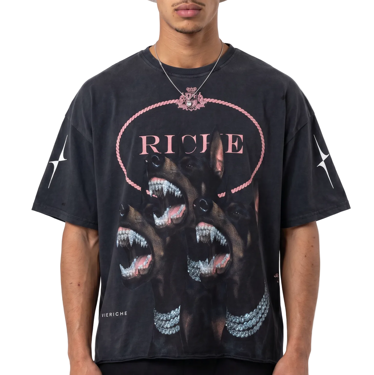 Heavenly dog tee by VIERICHEPARIS, view 1