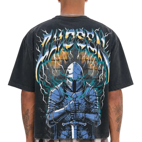 Chosen Knight Tee by VIERICHEPARIS, view 2