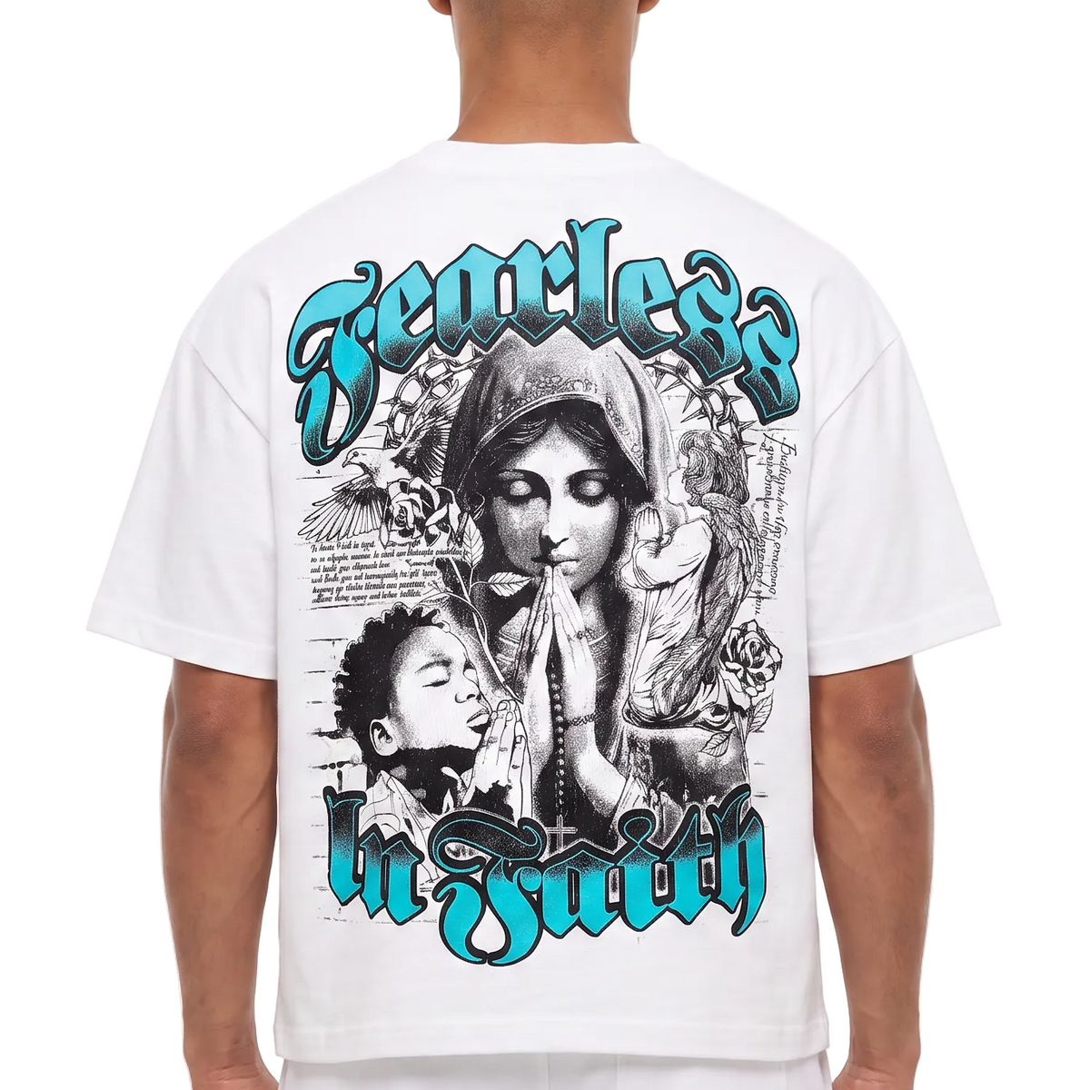 Fearless in Faith Tee by VIERICHEPARIS, view 2