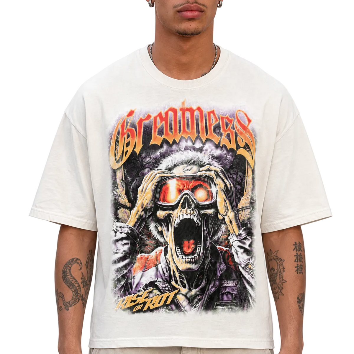 Chosen Screaming Skull Tee by Chosen, view 2
