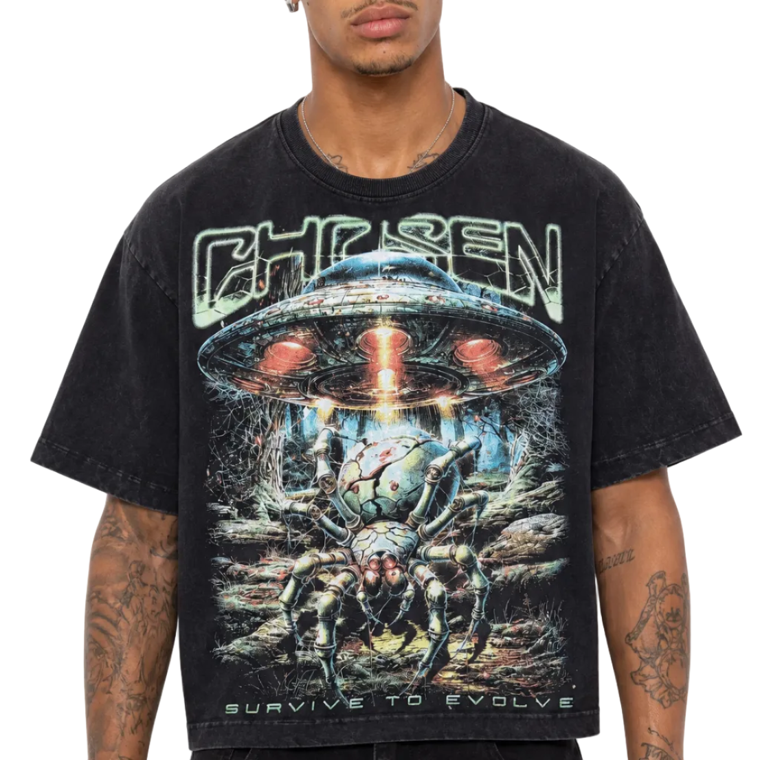 Chosen Cyber Spider Tee by VIERICHEPARIS, view 6