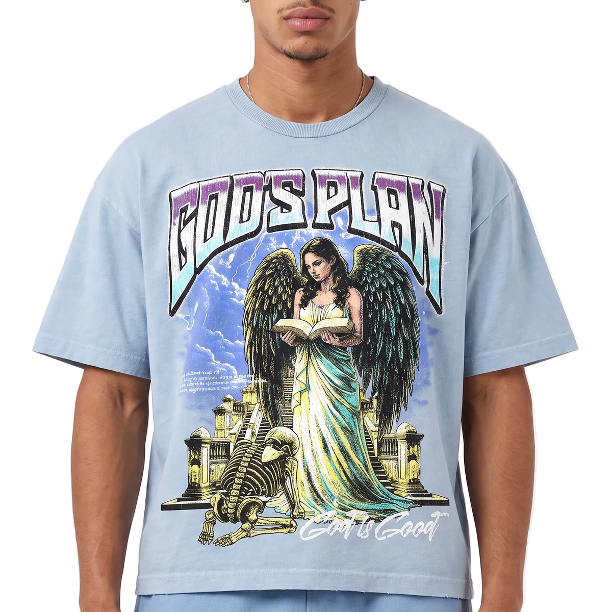 God's Plan Angel Tee by Chosen, view 7