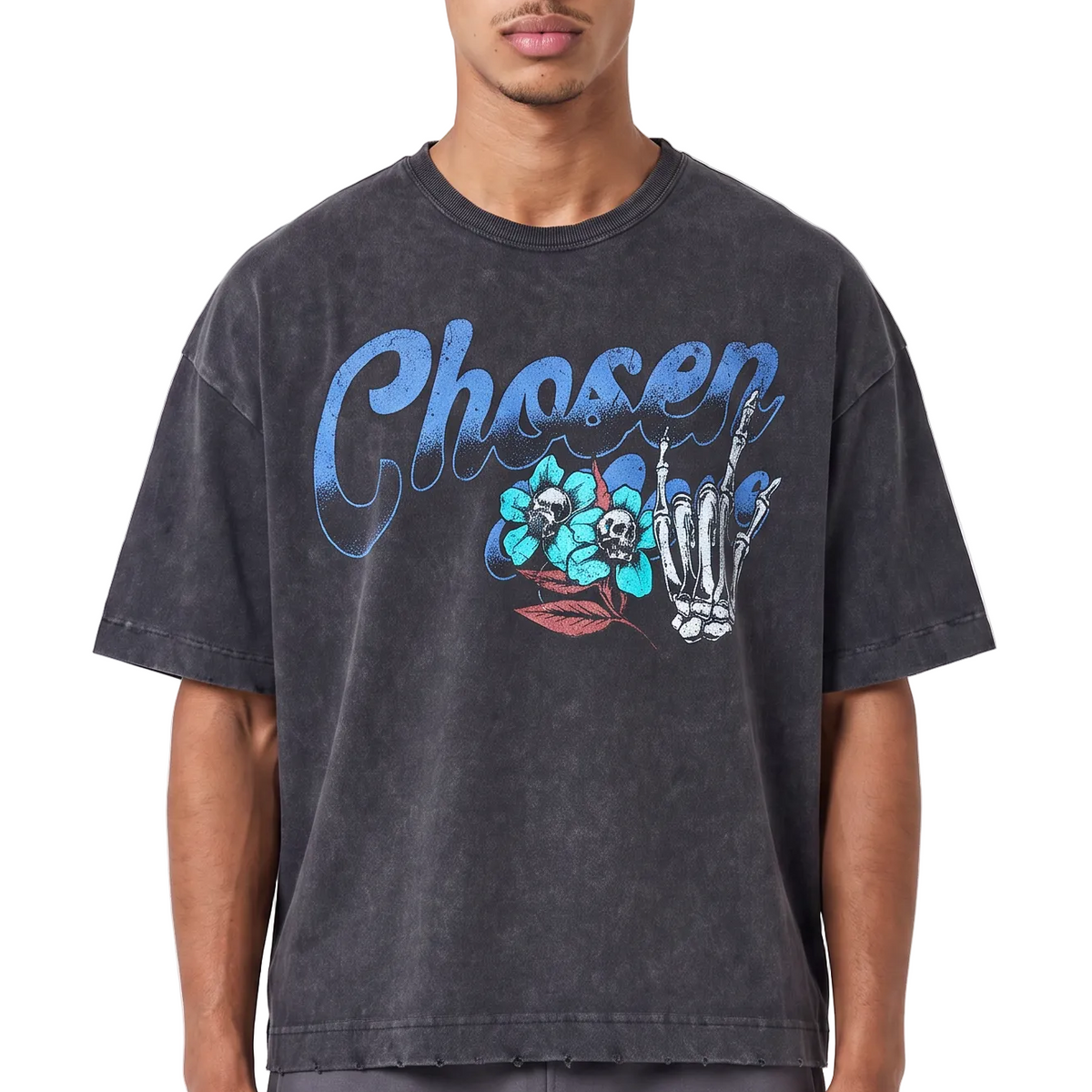Chosen Floral Skeleton Tee by Chosen, view 1
